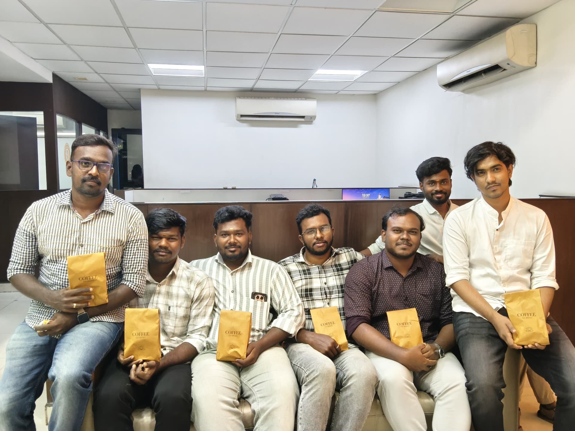 Friends enjoying S10 Brews coffee together