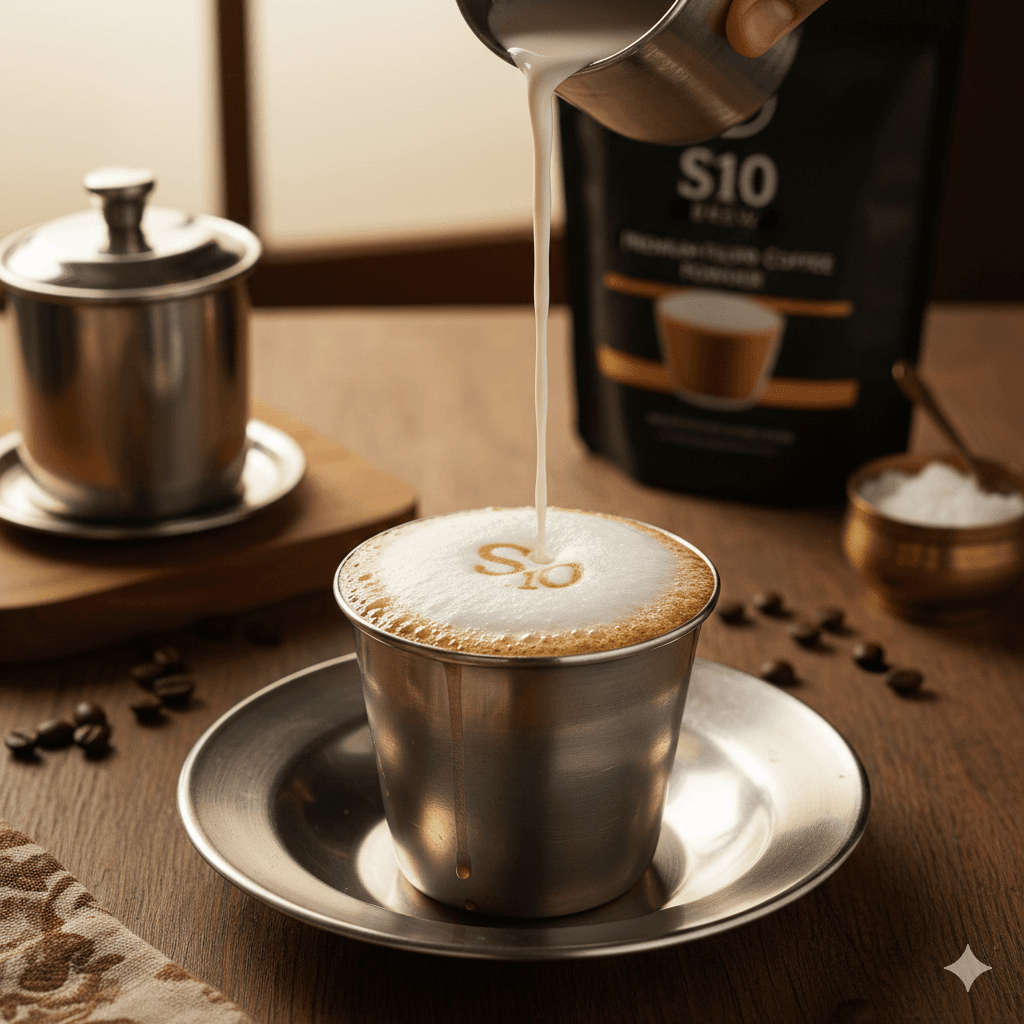 How to Froth Milk for Kaapi