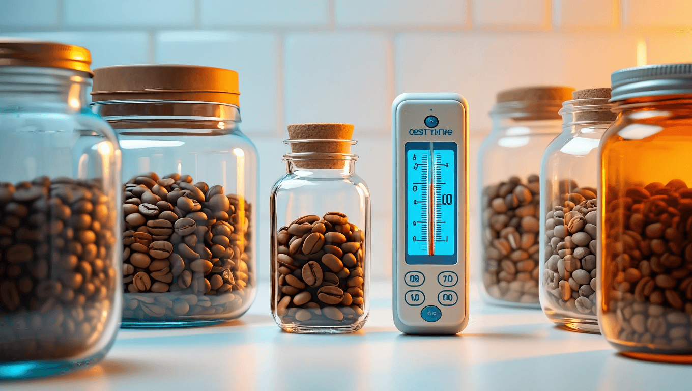 The Impact of "Storage Temperature" on the Chemical Aging of Beans