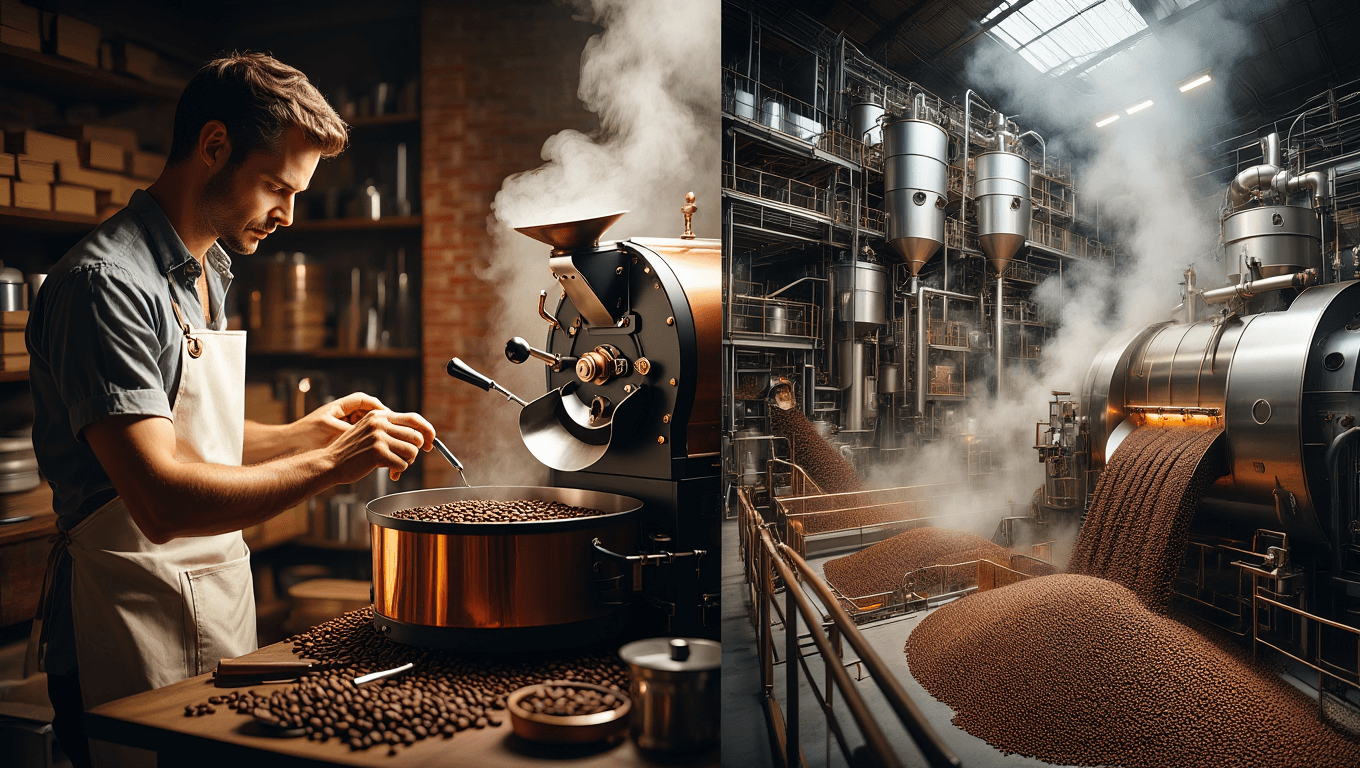 The Science of "Small-Batch" vs. Commercial Scale Roasting