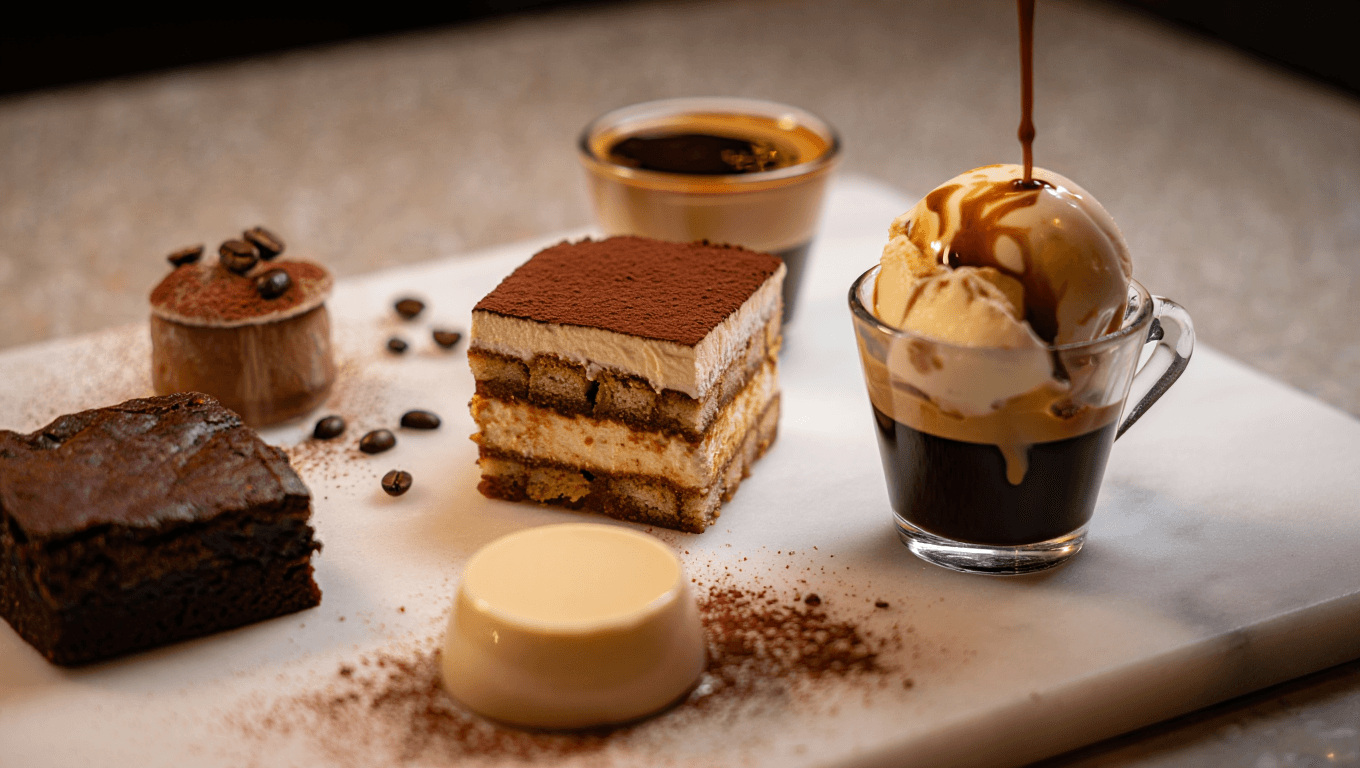 The Best "Coffee-Based" Desserts: From Tiramisu to Affogato