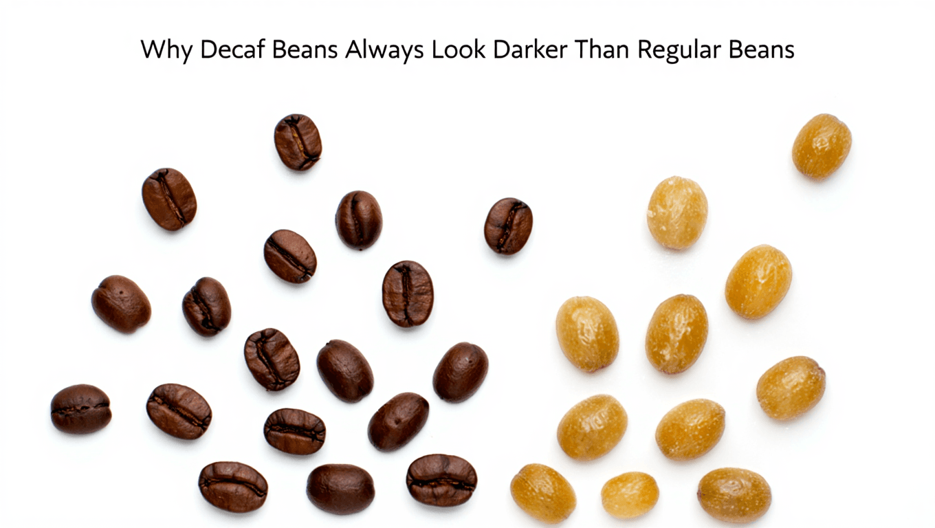 Why "Decaf" Beans Always Look Darker Than Regular Beans