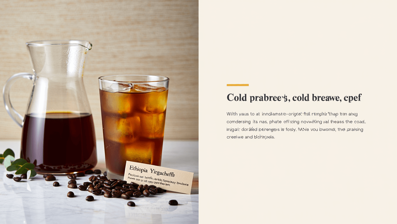 How to Make a "Single-Origin" Cold Brew Concentrate
