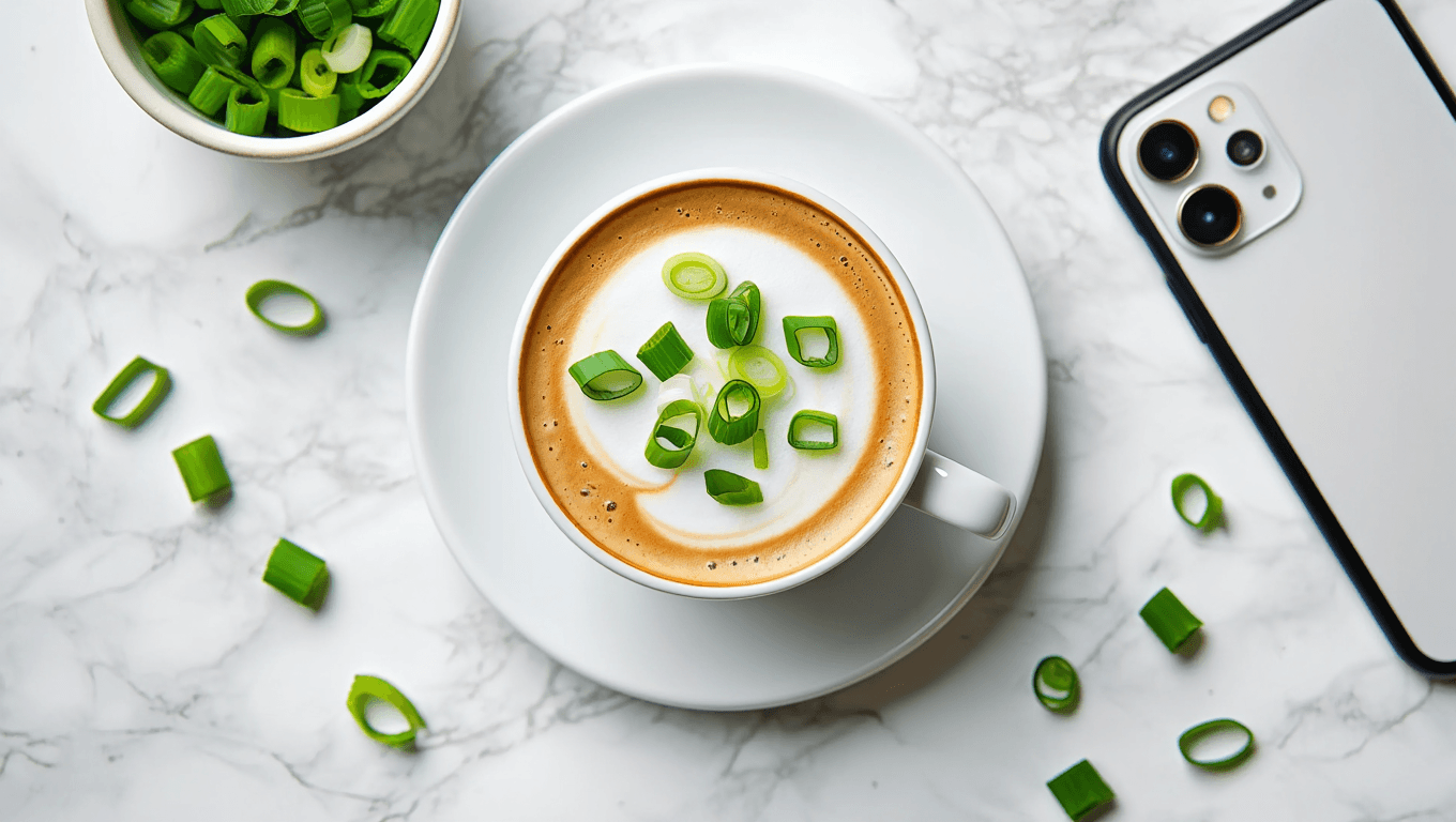 How to Make a "Spring Onion" Coffee (TikTok Trend Analysis)