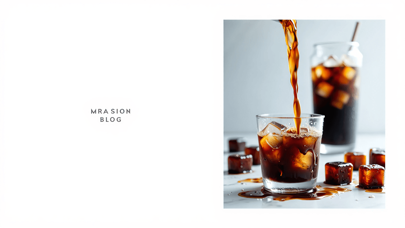 How to Make "Coffee Ice Cubes" to Prevent Diluted Iced Coffee