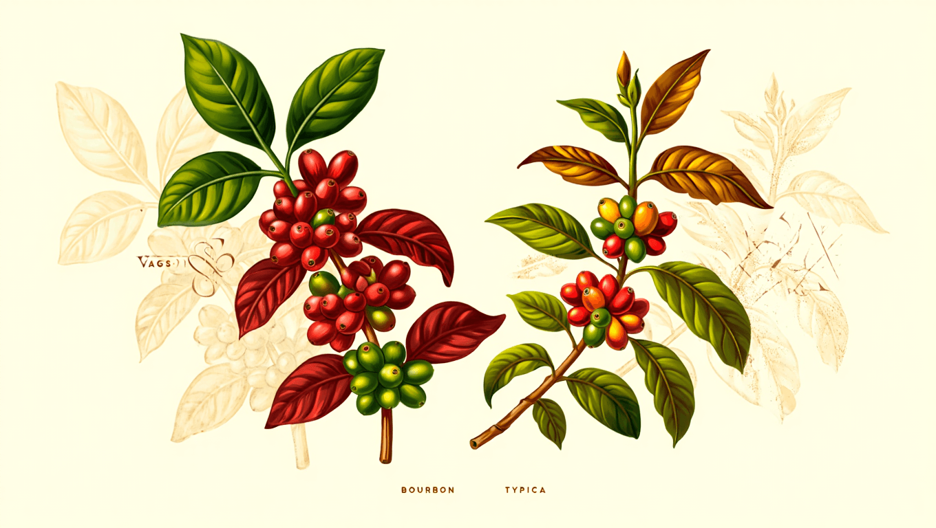 Exploring the "Bourbon" and "Typica" Varietal Families