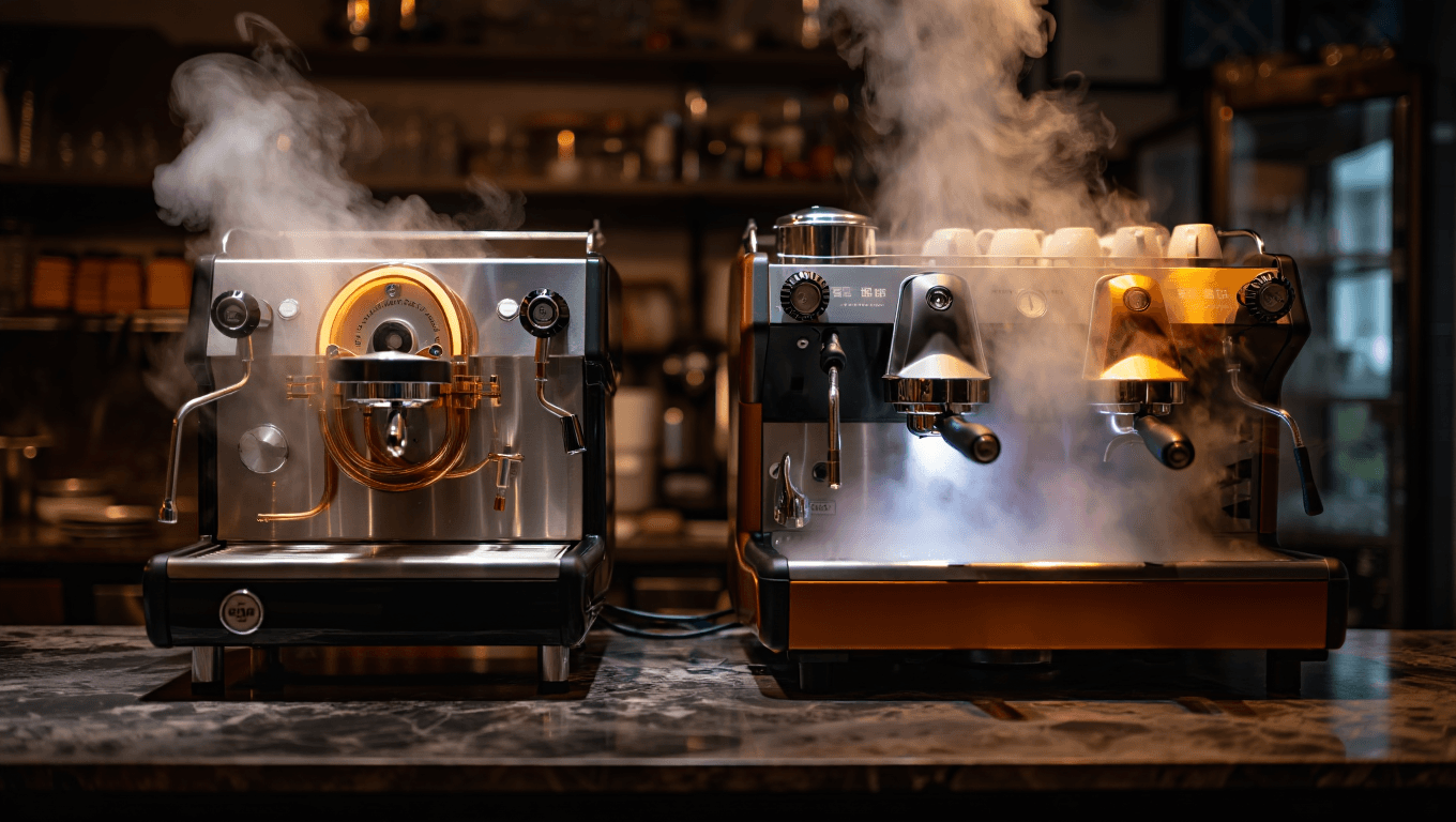 Comparing "Heat Exchange" vs. "Dual Boiler" Espresso Systems