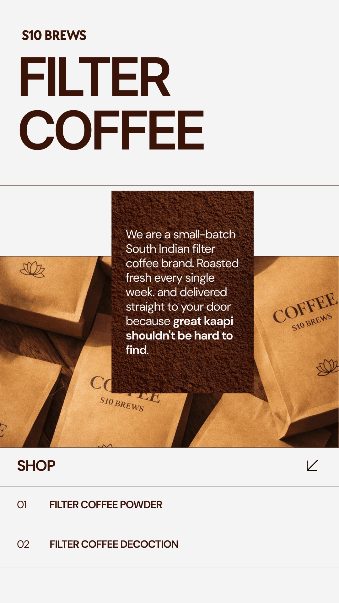 Authentic Filter Coffee Decoction Tamil Nadu