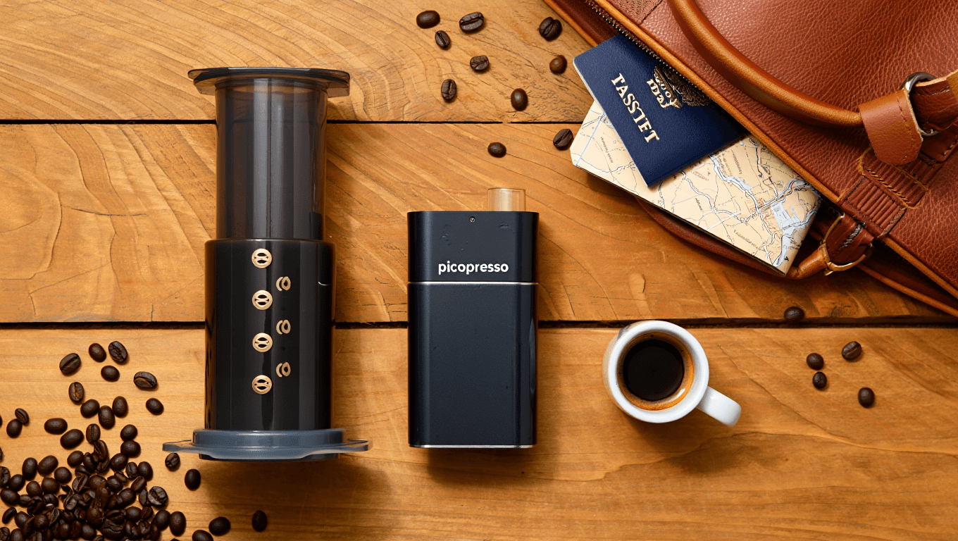 The Best Travel Coffee Kits: Aeropress vs. Picopresso