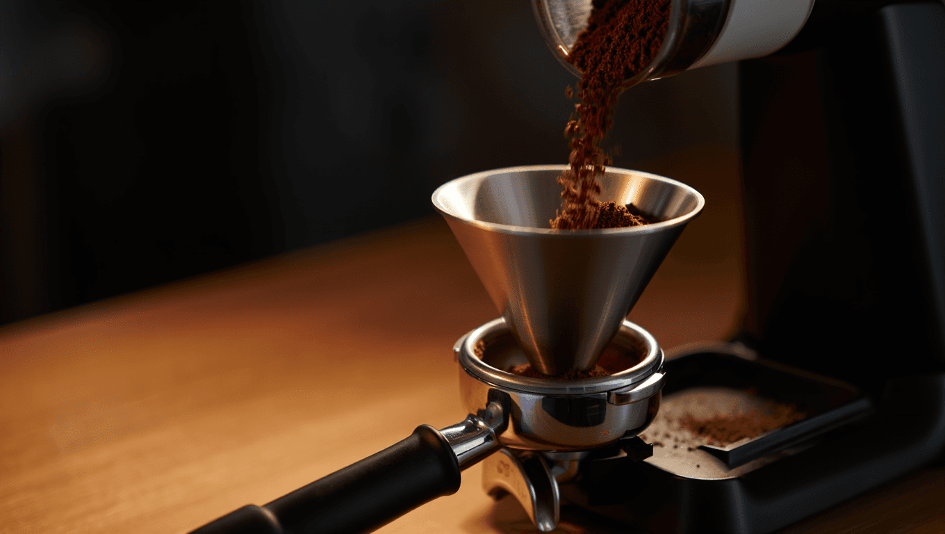 The Science of "Dosing Funnels": Preventing Coffee Waste and Mess