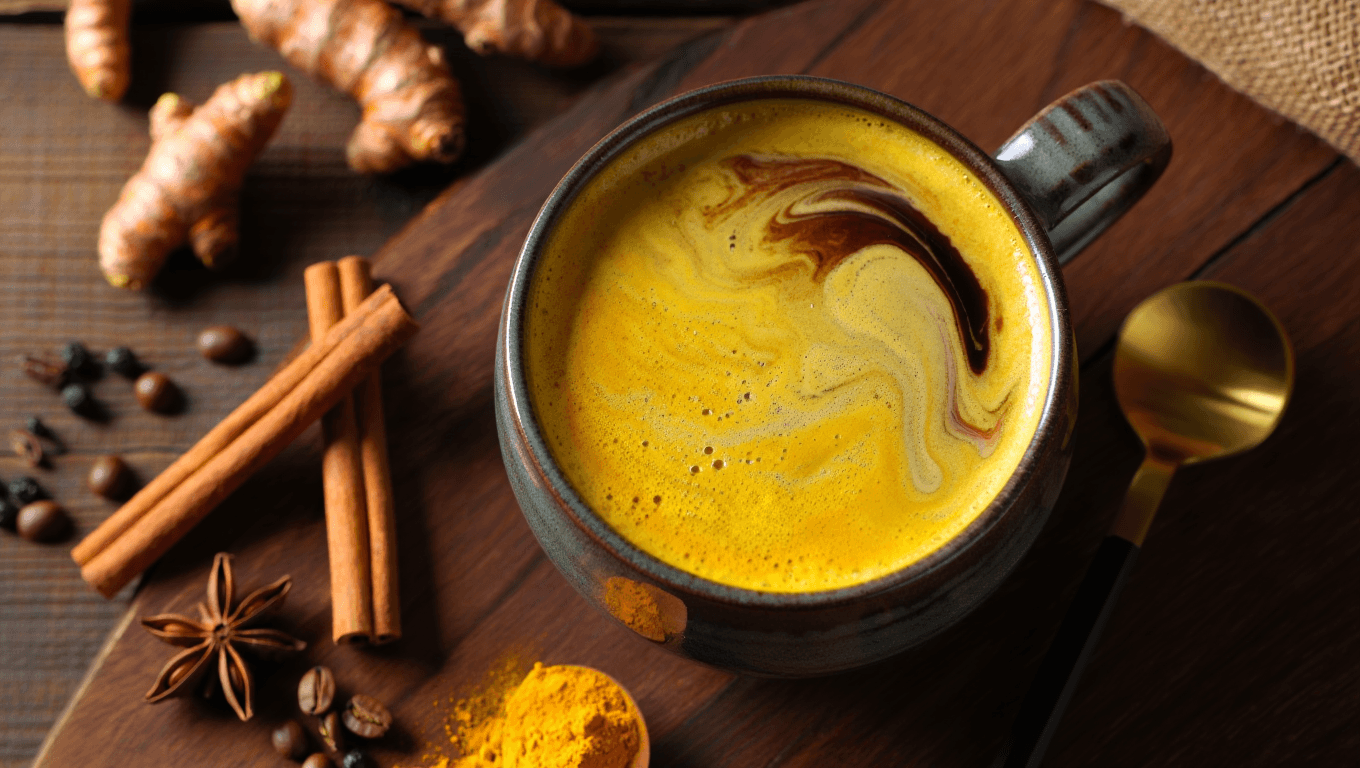 Coffee and Golden Milk (Haldi Doodh) Fusion Drink Recipe