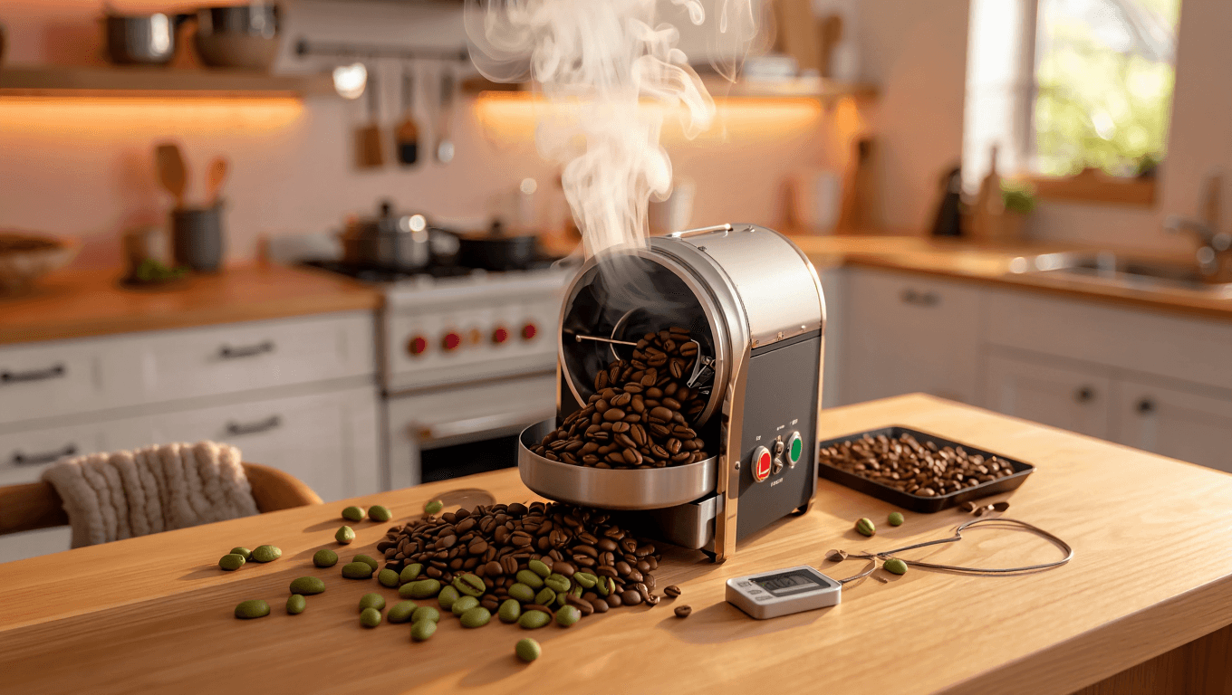 Home Roasting Coffee Beans: Equipment and Safety Tips