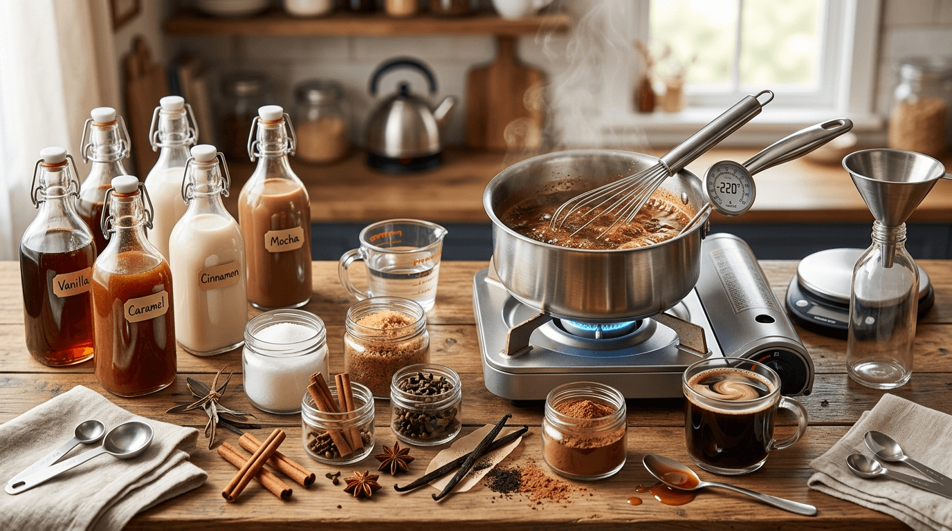 The Science of "Coffee Syrups": How to Make Your Own at Home