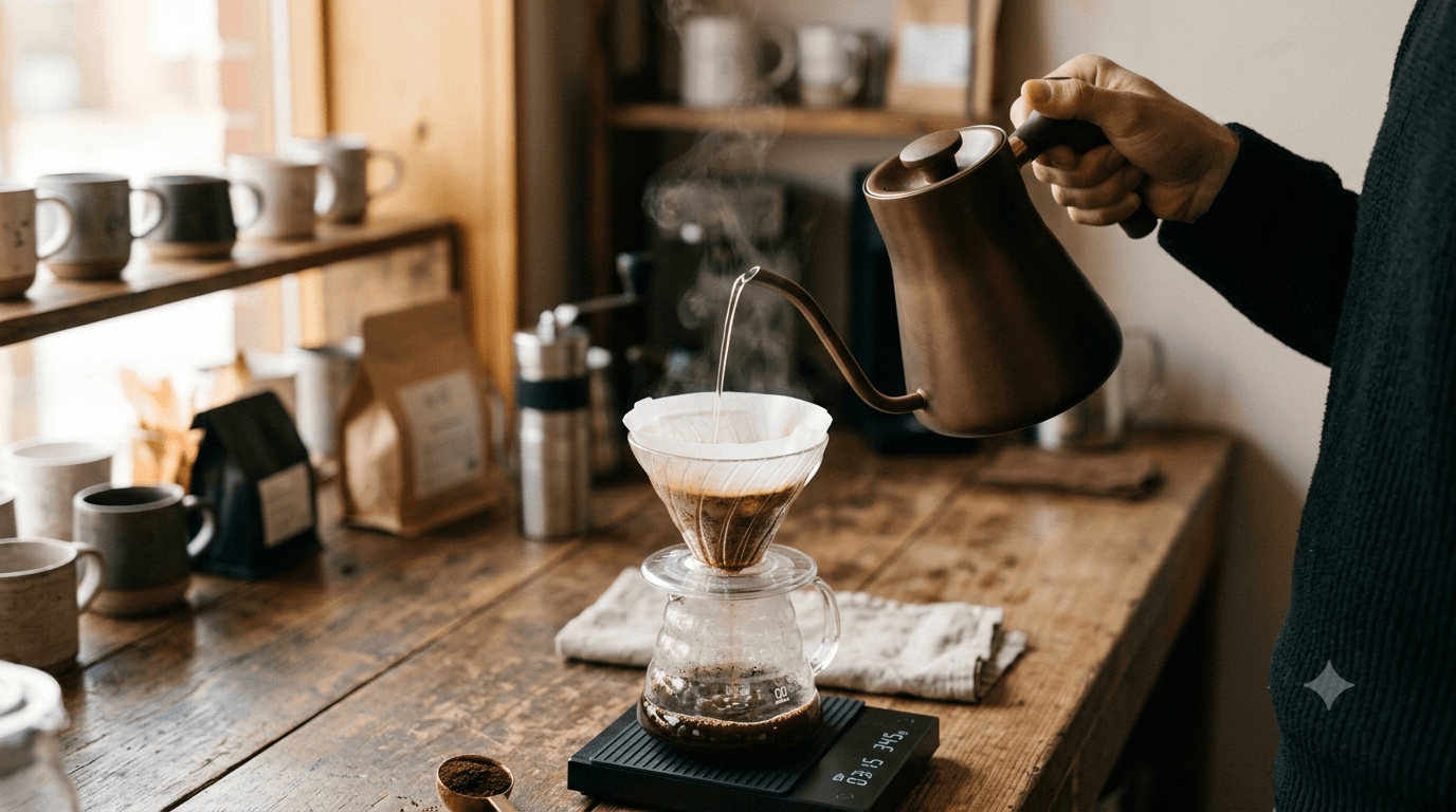 Using a Gooseneck Kettle for Precision Pour-Over