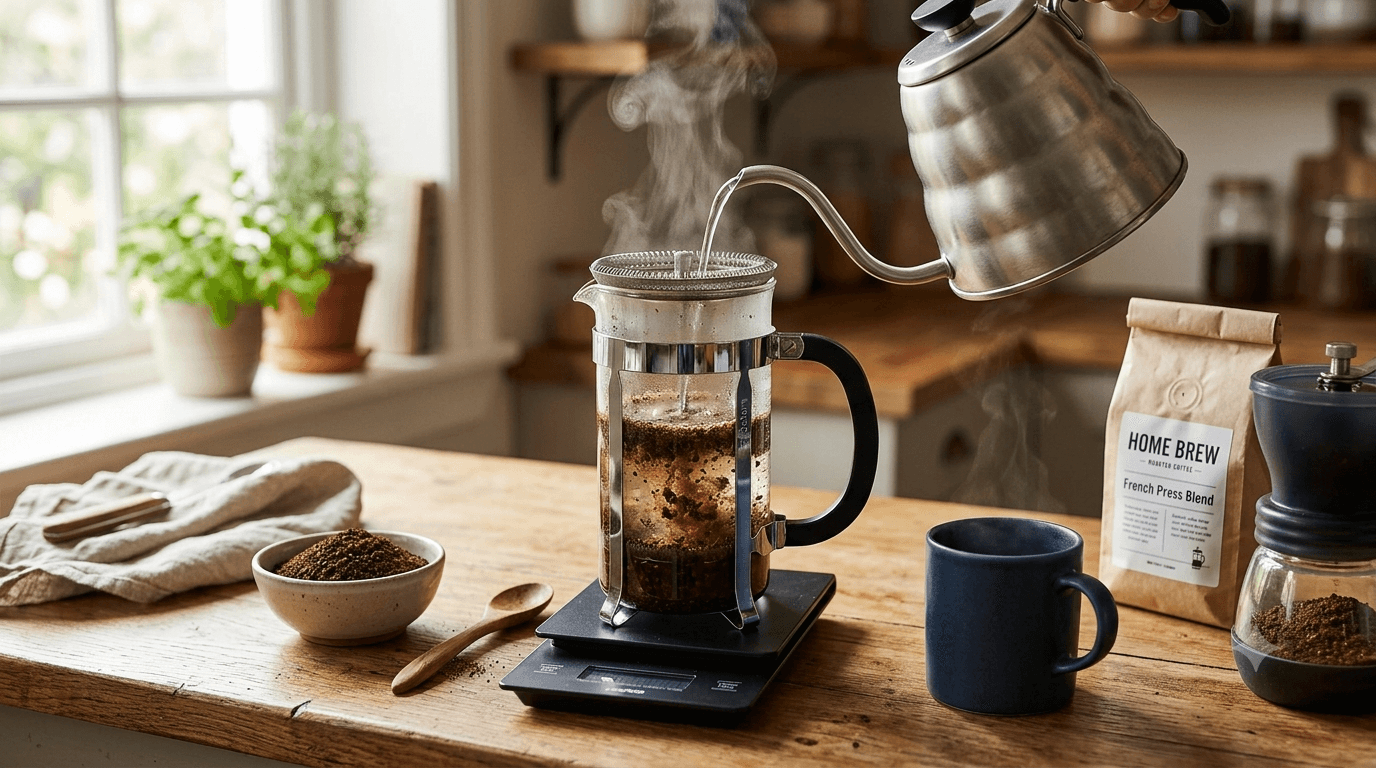 How to Brew a Perfect French Press Coffee at Home