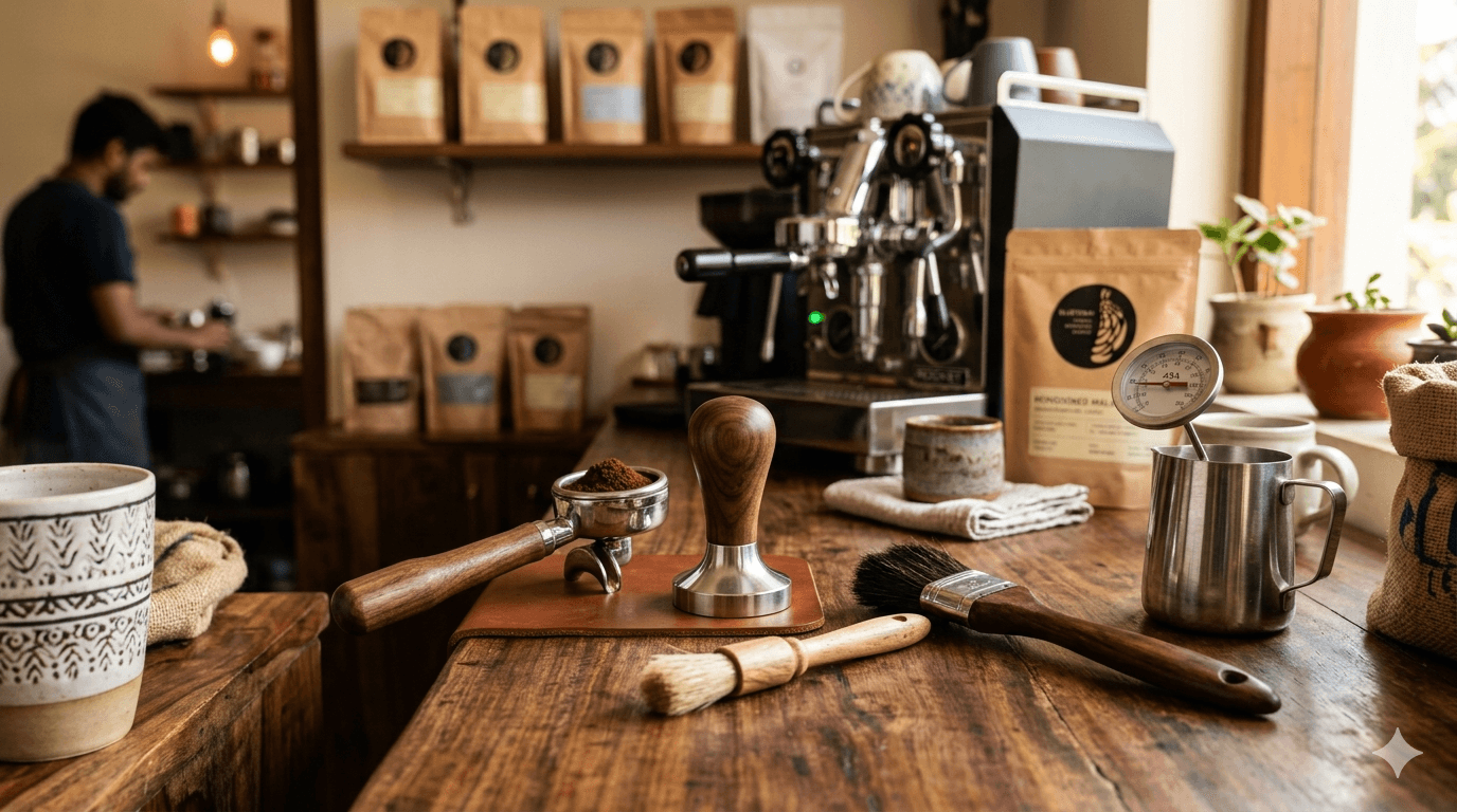 Top Coffee Accessories (Tampers, Brushes, Thermometers) in India