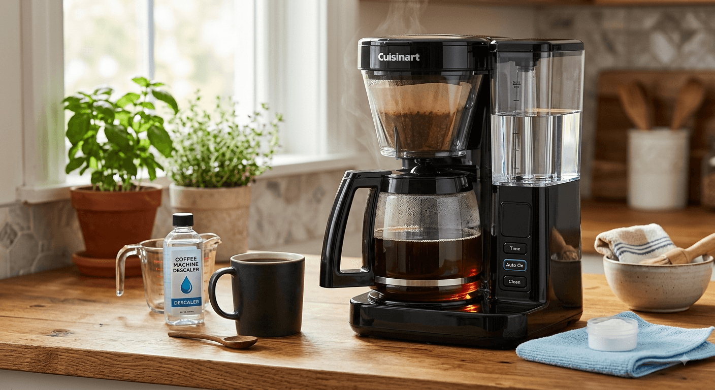 How to Maintain Your Drip Coffee Maker (Cleaning, Descaling)